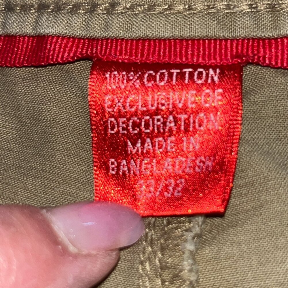 IZOD Red Label Luxury Sport Edition Tan Men's Pants - W33 L32 - Excellent Cond - Picture 9 of 10